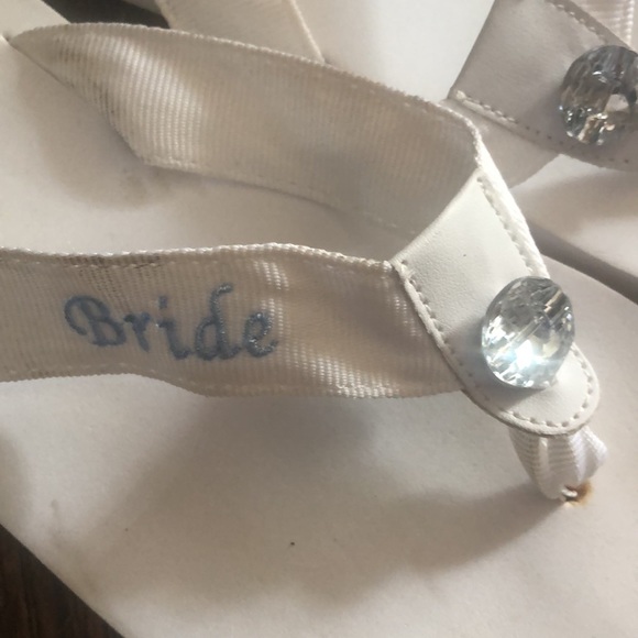 Bride Flip Flops - Picture 2 of 5